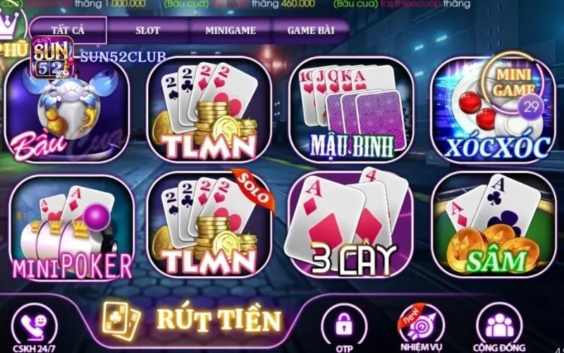 Hướng dẫn chơi game bài trên di động Sun52: Giải trí mọi lúc Hướng dẫn chơi game bài trên di động Sun52: Giải trí mọi lúc