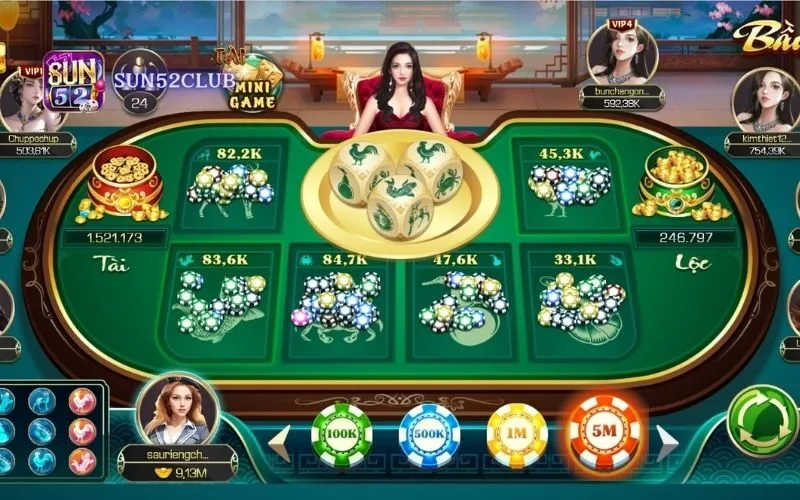 Hình ảnh Mini Game Bau Cua Doi Thuong Sun52 2 trong bài viết Mini game Bầu Cua đổi thưởng Sun52 giải trí đỉnh cao. Mini game Bầu Cua đổi thưởng Sun52