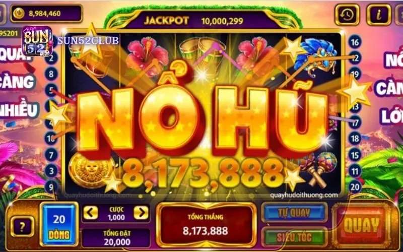 Hình ảnh Thuong No Hu Sun52 2 1 trong bài viết Thưởng nổ hũ Sun52: Rinh Ngay Jackpot Khủng Triệu Đô!. Thưởng nổ hũ Sun52: Rinh Ngay Jackpot Khủng Triệu Đô!